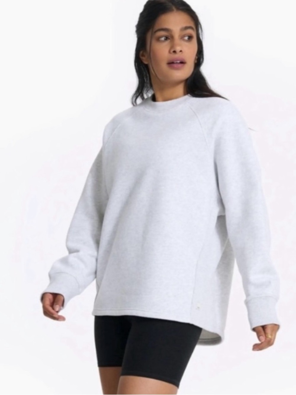 Vuori Restore Light Gray Crewneck Sweatshirt S